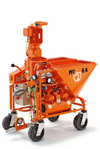 Plastering machine